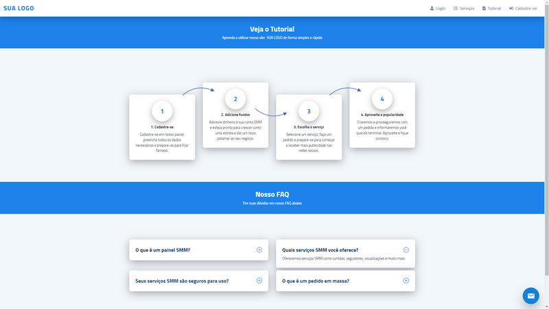 Script Painel SMM Perfect Panel 3 Temas