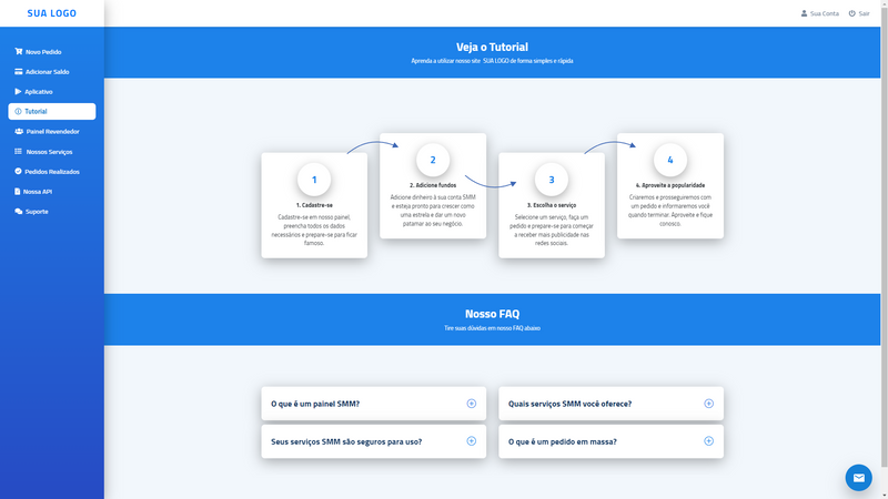 Script Painel SMM Perfect Panel 3 Temas