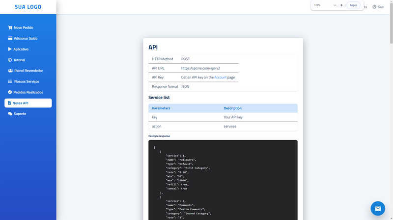 Script Painel SMM Perfect Panel 3 Temas