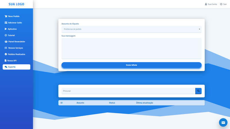 Script Painel SMM Perfect Panel 3 Temas