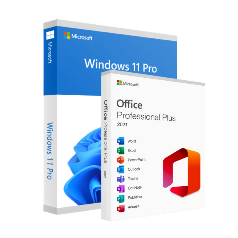 Windows 11 Pro + Microsoft Office 2021 Professional Plus Licença Original Genuína Vitalícia